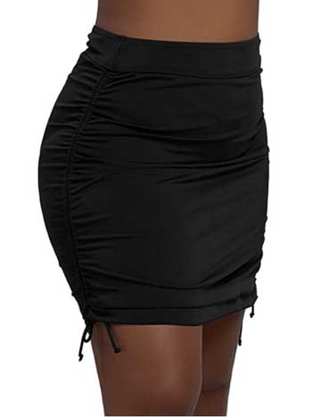 Plus Size Swim Skirt Long