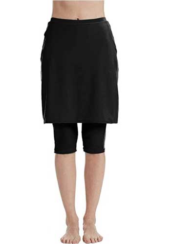 Swim Skirt With Leggings